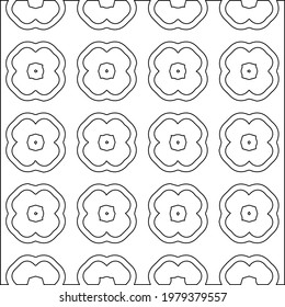 
Geometric vector pattern with triangular elements. abstract picture for wallpapers and backgrounds. Black and white ornament.