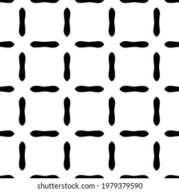 
Geometric vector pattern with triangular elements. abstract picture for wallpapers and backgrounds. Black and white ornament.