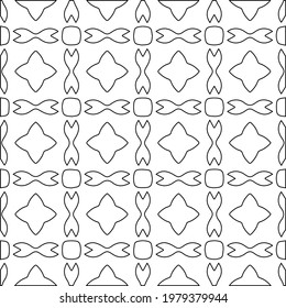 
Geometric vector pattern with triangular elements. abstract picture for wallpapers and backgrounds. Black and white ornament.