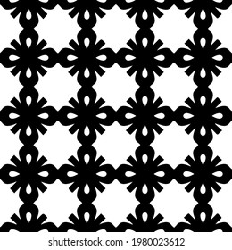 Geometric vector pattern with triangular elements. abstract picture for wallpapers and backgrounds. Black and white ornament.