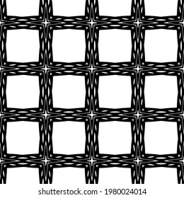 Geometric vector pattern with triangular elements. abstract picture for wallpapers and backgrounds. Black and white ornament.