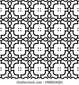 Geometric vector pattern with triangular elements. abstract picture for wallpapers and backgrounds. Black and white ornament.