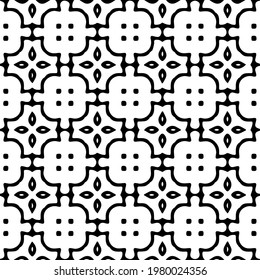 Geometric vector pattern with triangular elements. abstract picture for wallpapers and backgrounds. Black and white ornament.