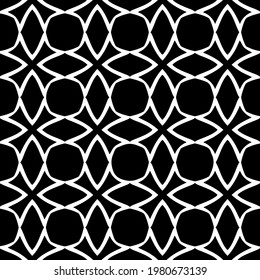 Geometric vector pattern with triangular elements. abstract picture for wallpapers and backgrounds. Black and white ornament.
