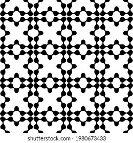 Geometric vector pattern with triangular elements. abstract picture for wallpapers and backgrounds. Black and white ornament.
