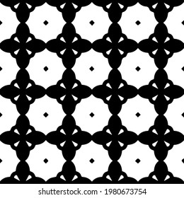 Geometric vector pattern with triangular elements. abstract picture for wallpapers and backgrounds. Black and white ornament.