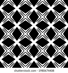 Geometric vector pattern with triangular elements. abstract picture for wallpapers and backgrounds. Black and white ornament.