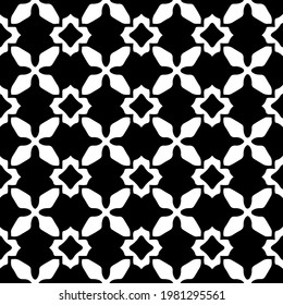 Geometric vector pattern with triangular elements. abstract picture for wallpapers and backgrounds. Black and white ornament.