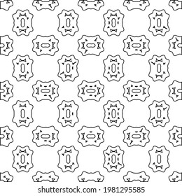 Geometric vector pattern with triangular elements. abstract picture for wallpapers and backgrounds. Black and white ornament.