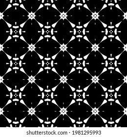 Geometric vector pattern with triangular elements. abstract picture for wallpapers and backgrounds. Black and white ornament.