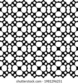 Geometric vector pattern with triangular elements. abstract picture for wallpapers and backgrounds. Black and white ornament.