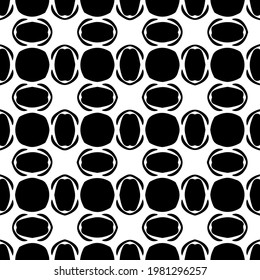 Geometric vector pattern with triangular elements. abstract picture for wallpapers and backgrounds. Black and white ornament.