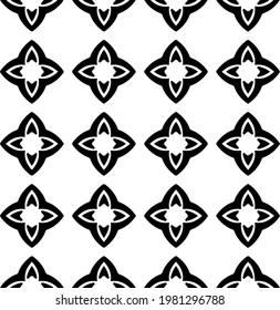 Geometric vector pattern with triangular elements. abstract picture for wallpapers and backgrounds. Black and white ornament.