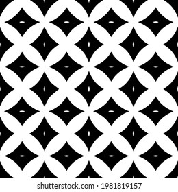 Geometric vector pattern with triangular elements. abstract picture for wallpapers and backgrounds. Black and white ornament.