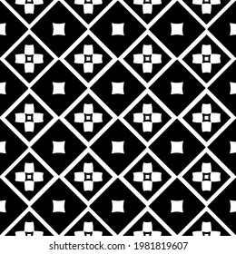 Geometric vector pattern with triangular elements. abstract picture for wallpapers and backgrounds. Black and white ornament.