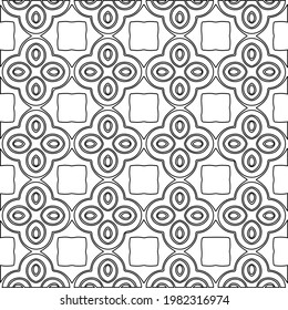 Geometric vector pattern with triangular elements. abstract picture for wallpapers and backgrounds. Black and white ornament.