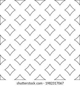Geometric vector pattern with triangular elements. abstract picture for wallpapers and backgrounds. Black and white ornament.