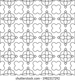 Geometric vector pattern with triangular elements. abstract picture for wallpapers and backgrounds. Black and white ornament.