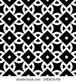 Patrón vectorial geométrico con elementos triangulares. imagen abstracta de fondo y fondo. Ornamento blanco y negro.