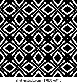 Geometric vector pattern with triangular elements. abstract picture for wallpapers and backgrounds. Black and white ornament.
