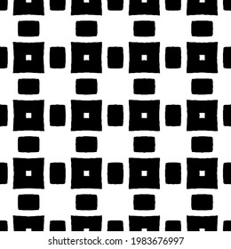 Geometric vector pattern with triangular elements. abstract picture for wallpapers and backgrounds. Black and white ornament.