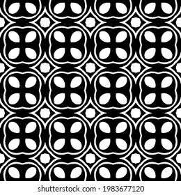 Geometric vector pattern with triangular elements. abstract picture for wallpapers and backgrounds. Black and white ornament.
