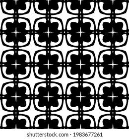 Geometric vector pattern with triangular elements. abstract picture for wallpapers and backgrounds. Black and white ornament.