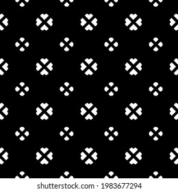 Geometric vector pattern with triangular elements. abstract picture for wallpapers and backgrounds. Black and white ornament.