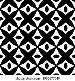 Geometric vector pattern with triangular elements. abstract picture for wallpapers and backgrounds. Black and white ornament.