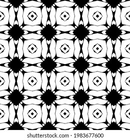 Geometric vector pattern with triangular elements. abstract picture for wallpapers and backgrounds. Black and white ornament.
