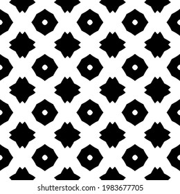 Geometric vector pattern with triangular elements. abstract picture for wallpapers and backgrounds. Black and white ornament.