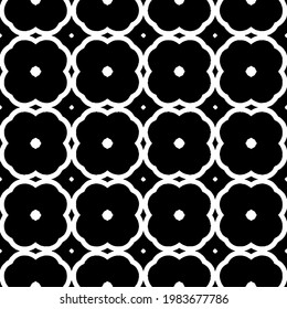Geometric vector pattern with triangular elements. abstract picture for wallpapers and backgrounds. Black and white ornament.