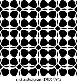 Geometric vector pattern with triangular elements. abstract picture for wallpapers and backgrounds. Black and white ornament.