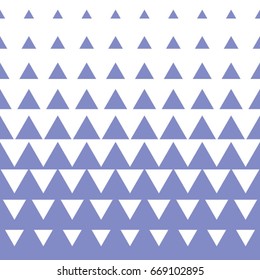 Geometric vector pattern with white and  lavender triangles. Seamless abstract background