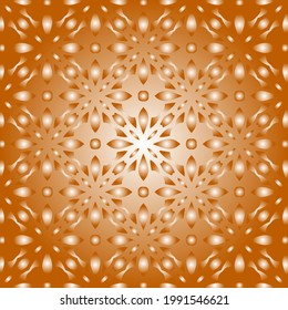 Geometric vector pattern with yellow and white gradient. simple ornament for wallpapers and backgrounds.