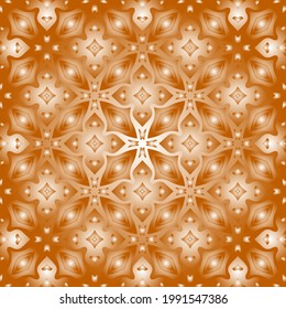 Geometric vector pattern with yellow and white gradient. simple ornament for wallpapers and backgrounds.