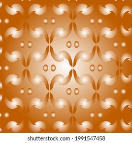 Geometric vector pattern with yellow and white gradient. simple ornament for wallpapers and backgrounds.