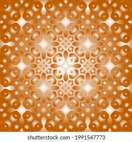 Geometric vector pattern with yellow and white gradient. simple ornament for wallpapers and backgrounds.