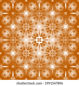 Geometric vector pattern with yellow and white gradient. simple ornament for wallpapers and backgrounds.