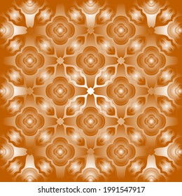 Geometric vector pattern with yellow and white gradient. simple ornament for wallpapers and backgrounds.