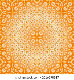 Geometric vector pattern with yellow and white gradient. simple ornament for wallpapers and backgrounds.