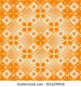 Geometric vector pattern with yellow and white gradient. simple ornament for wallpapers and backgrounds.