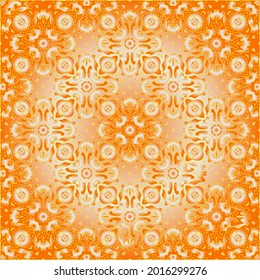 Geometric vector pattern with yellow and white gradient. simple ornament for wallpapers and backgrounds.