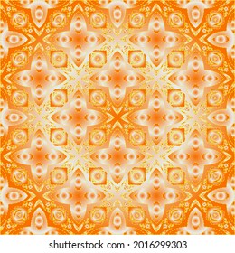 Geometric vector pattern with yellow and white gradient. simple ornament for wallpapers and backgrounds.