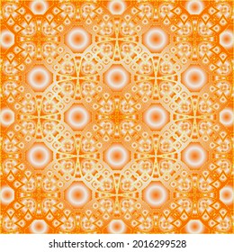 Geometric vector pattern with yellow and white gradient. simple ornament for wallpapers and backgrounds.