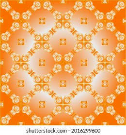 Geometric vector pattern with yellow and white gradient. simple ornament for wallpapers and backgrounds.