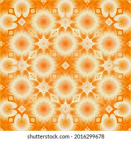 Geometric vector pattern with yellow and white gradient. simple ornament for wallpapers and backgrounds.