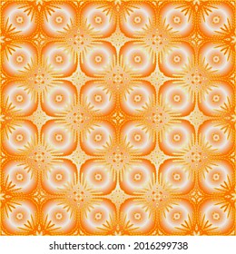 Geometric vector pattern with yellow and white gradient. simple ornament for wallpapers and backgrounds.