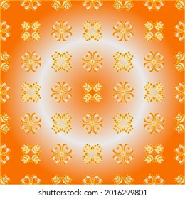 Geometric vector pattern with yellow and white gradient. simple ornament for wallpapers and backgrounds.