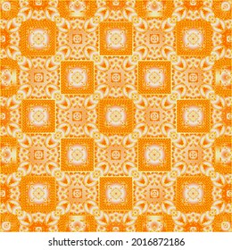 Geometric vector pattern with yellow and white gradient. simple ornament for wallpapers and backgrounds.